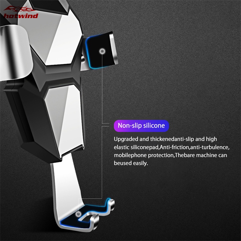 Giá Đỡ Điện Thoại Gắn Lỗ Thông Gió Xe Hơi Hw Bằng Hợp Kim Chống Trượt Xoay 360 Độ° Giá Đỡ Điện Thoại Đa Năng Dễ Điều Chỉnh