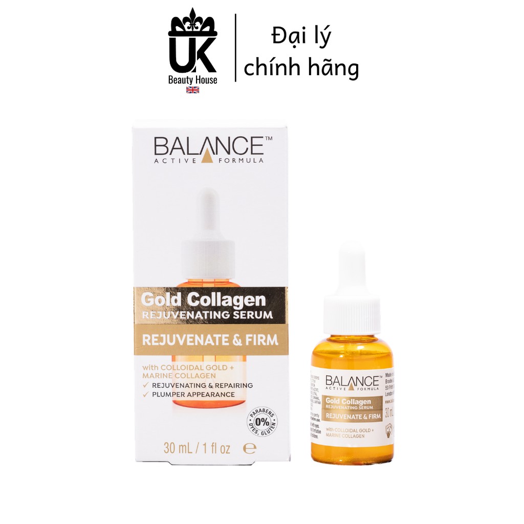 Serum Gold Collagen Balance Active Formula căng bóng làn da, chống lão hóa 30ml