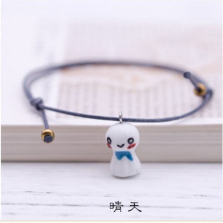 Vòng tay gốm totoro cầu mưa vô diện (Nhiều mẫu) cute vòng tay phong cách