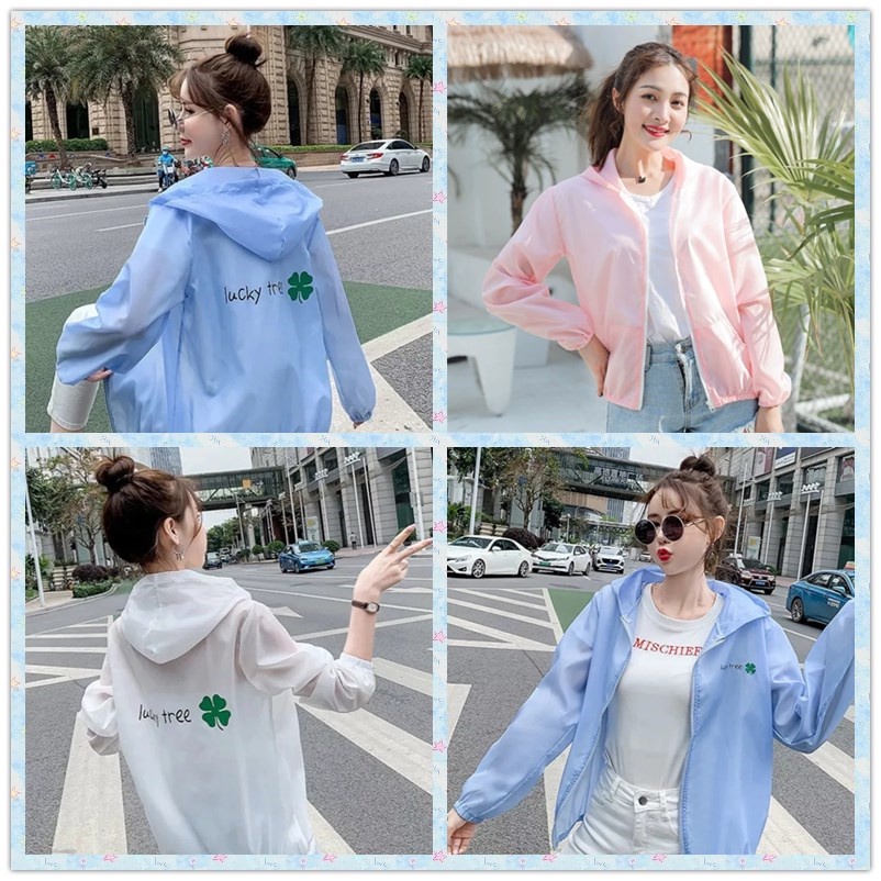 Áo chống nắng nữ 99% áo chông nắng áo khoác chống nắng quần áo chống nắng có mũ trùm đầu Áo Chống Nắng Siêu Mỏng Nhẹ Nhanh Khô Size Lớn Cho Nữ