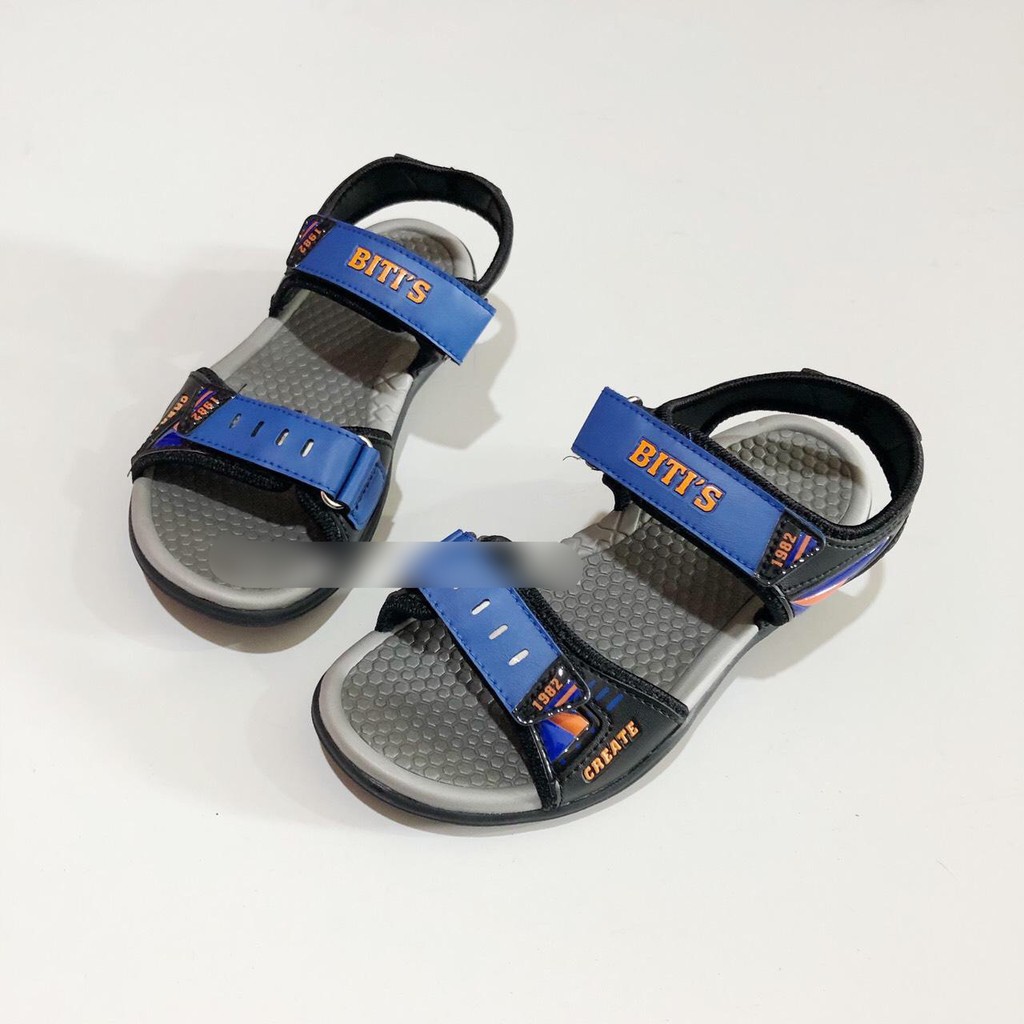 Sandal bé trai BlTIS 28-37 ❤️FREESHIP❤️ Dép quai hậu học sinh BlTIS đế cao su hai quai dán DRB030000