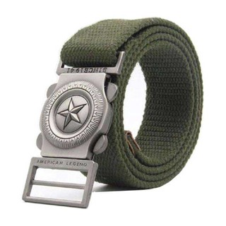 Thắt lưng, nịt lưng vải US Army mặt sao tròn