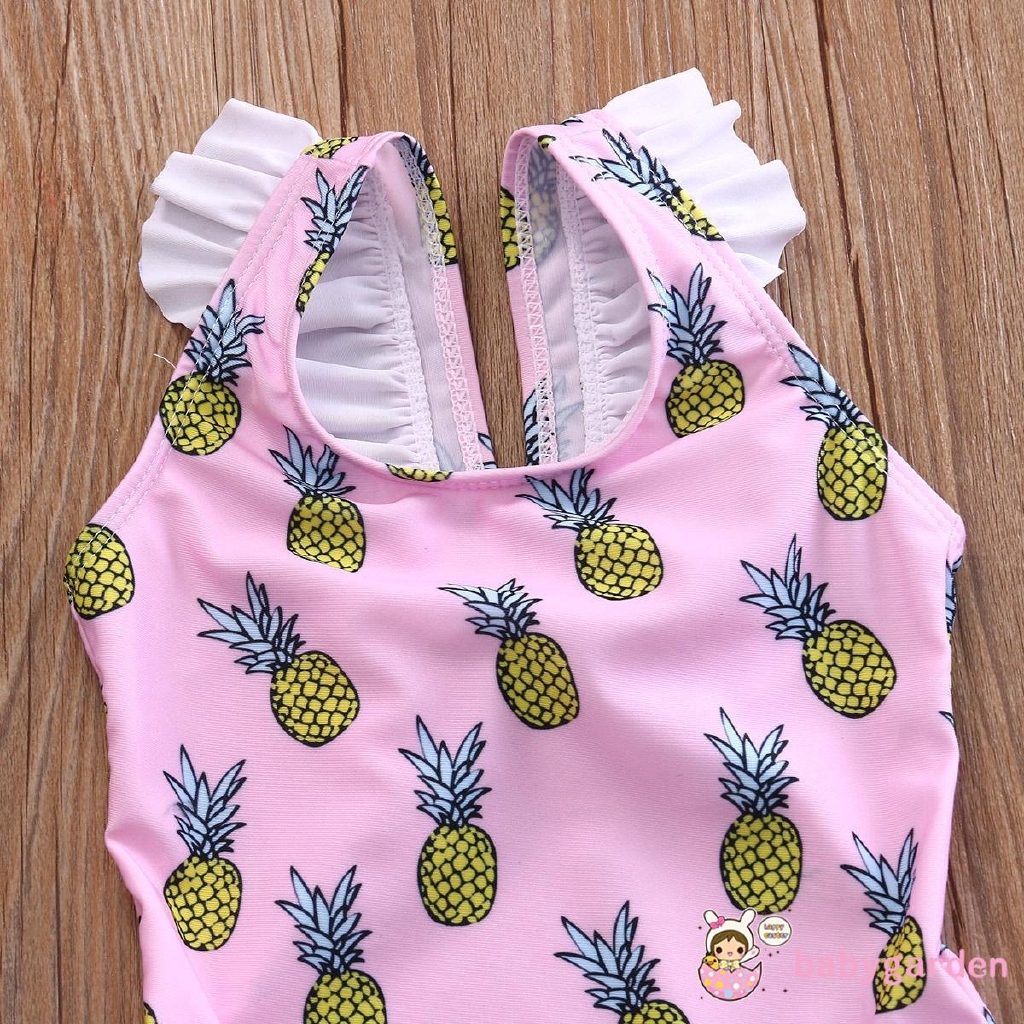 Bộ Đồ Bơi Gồm Áo Và Quần Bơi In Họa Tiết Hoa Dành Cho Bé Gái