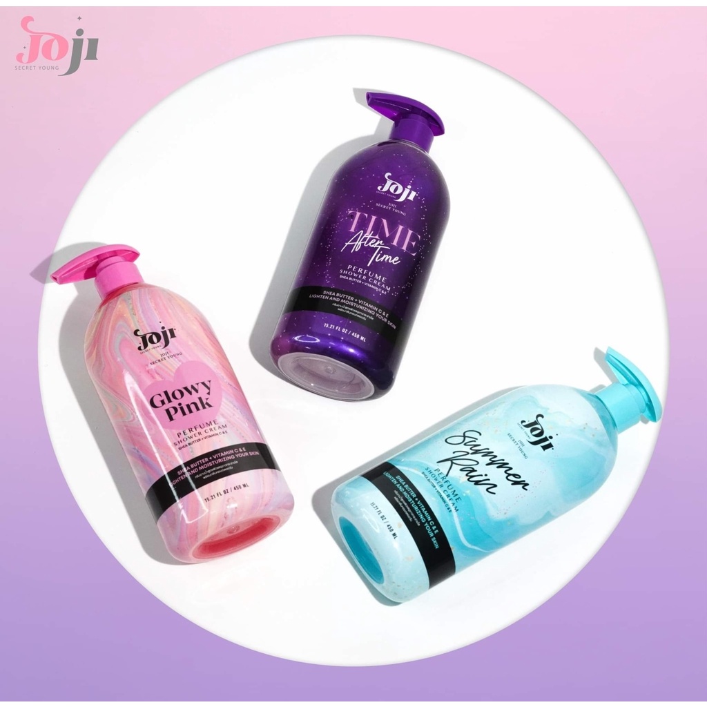 01 Sữa Tắm Dưỡng Ẩm Trắng Da Hương Nước Hoa Joji Secret Young Perfumre Shower Cram Thái Lan 450ml