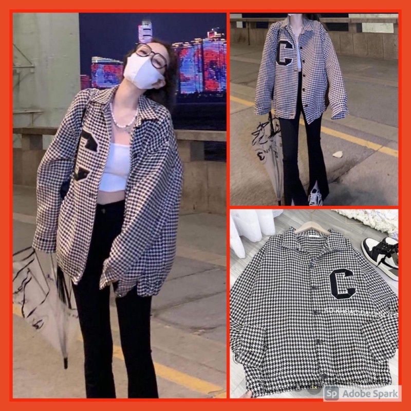Áo Khoác Bomber chữ C Unisex [FREESHIP] 🌸 Jacket nỉ form rộng tay bồng, sweater cá tính nam nữ Ulzzang 🌸