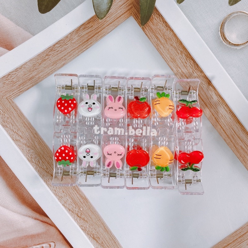 Sỉ 12 cái kẹp càng cua,kẹp trái cây,kẹp thú