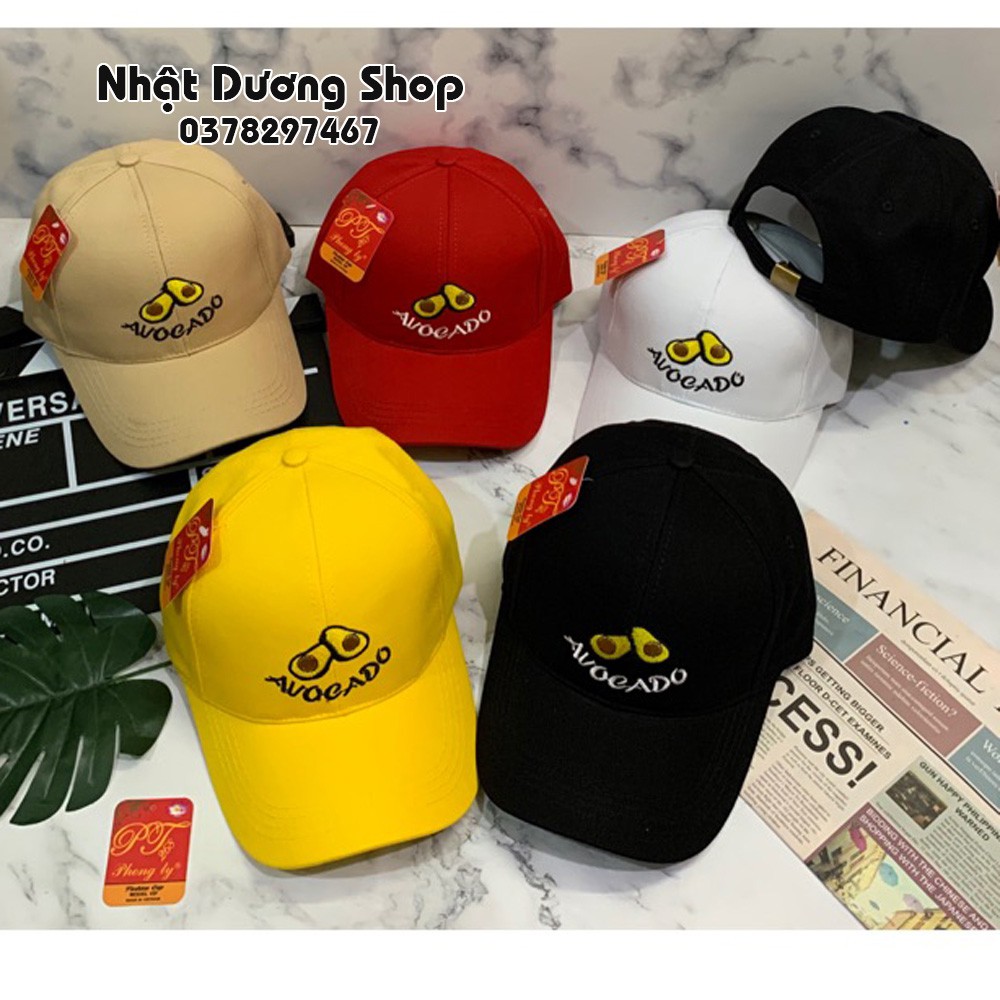 Nón kết trái bơ Auocado - Chất liệu vải Kaki cao cấp tạo nên sự nổi bậc cho người đội