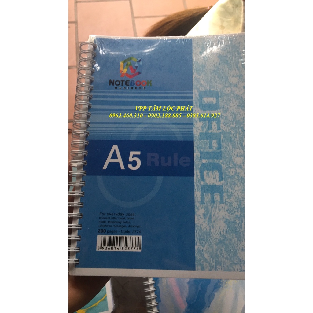 Sổ lò xo A5 Hải Tiến 200 trang Business 3774 (150mm x 210mm)