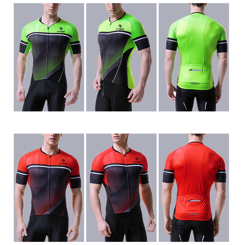 Áo thun đi xe đạp Jersey X-Tiger thời trang mùa hè mới cho nam
