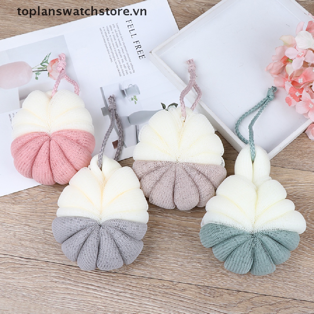 1 Bông Tắm Bằng Xơ Mướp PE Siêu Mềm Tẩy Tế Bào Chết