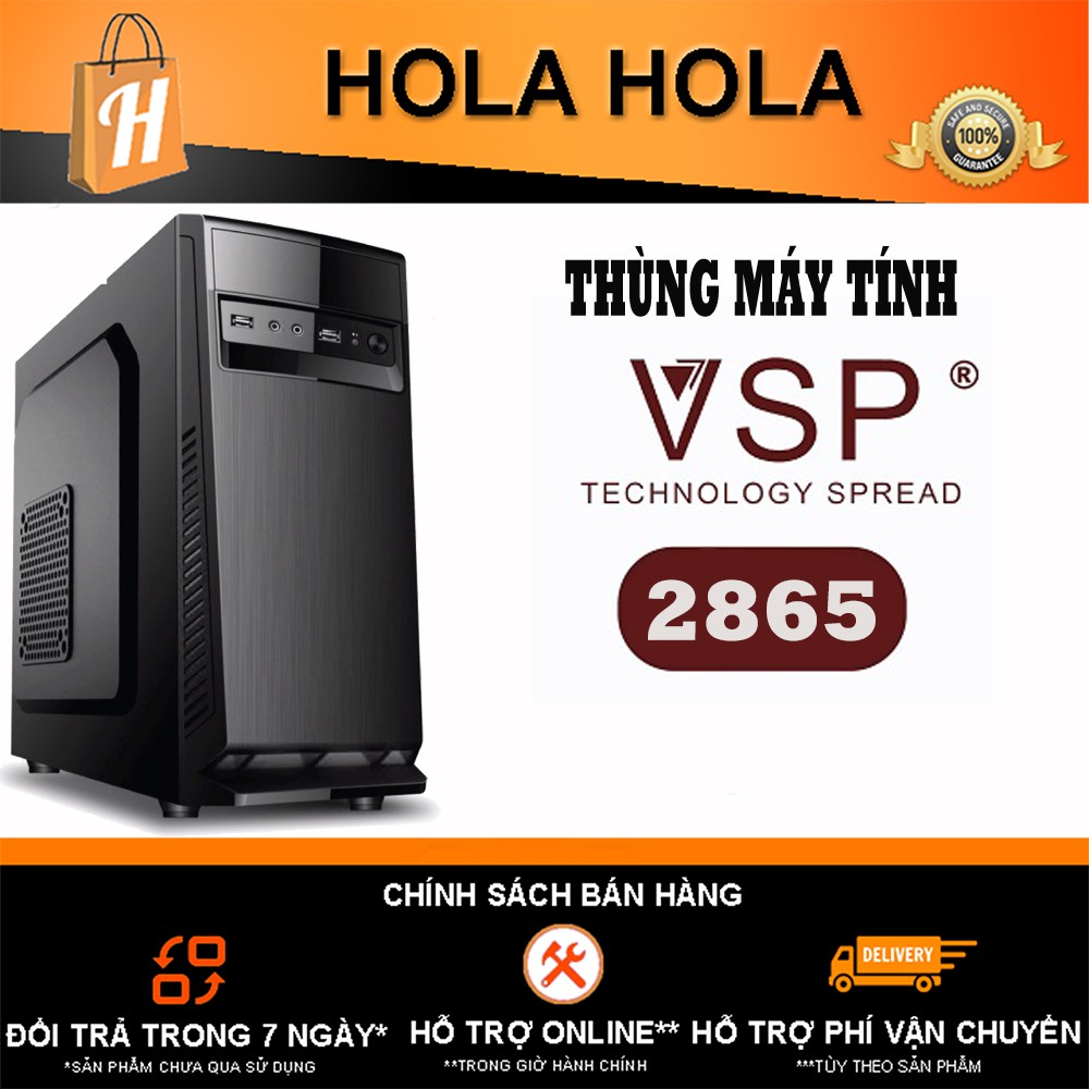 [Mã SKAMSALE03 giảm 10% đơn 200k] Thùng Máy Tính Case VSP 2865 (mATX) (KHT)