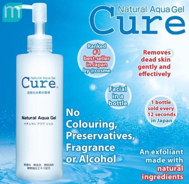 Gel Tẩy Da Chết Cure Natural Aqua Gel Nhật 250ml