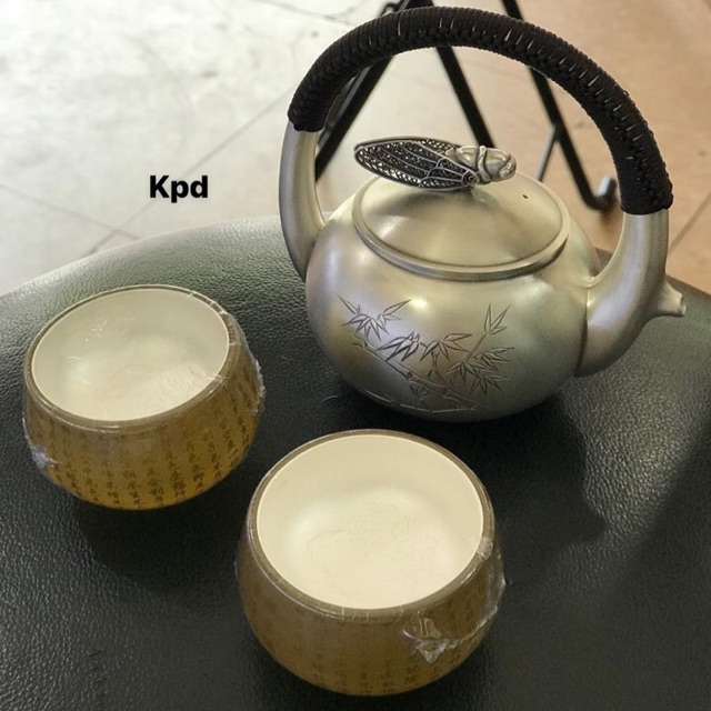 Bộ ấm chén bạc ta chuẩn hàng xưởng
