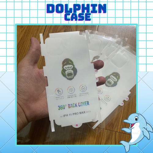 Miếng Dán Cường Lực PPF Mặt Sau Cho Điện Thoại Iphone Trong Suốt, Chống Xước - Dolphin Case