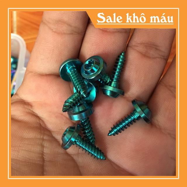 LC 25 - Ốc 4 li xoắn , 5 li xoắn Titan Gr5 Gắn Thông Dụng Dàn Áo , Pô E xe Honda , Yamaha