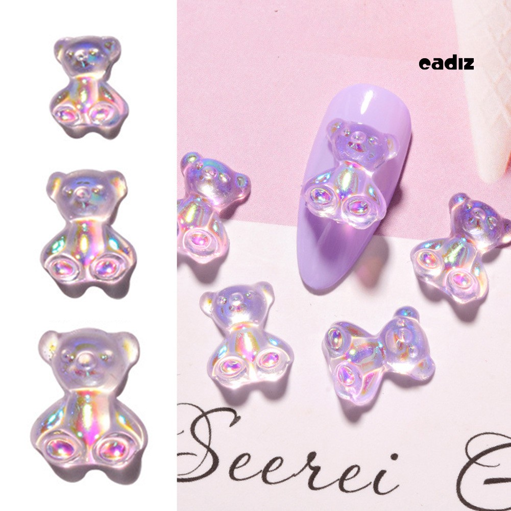 [Hàng mới về] Set 12 phụ kiện trang trí móng 3D dễ thương