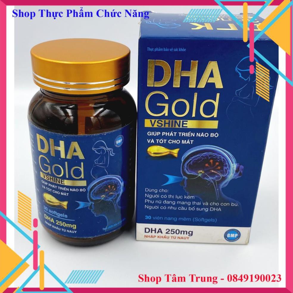 Viên Bổ Sung Dha Gold Vshinev -  Hộp 30 Viên