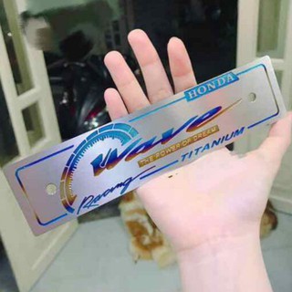 bảng tên WAVE titanium