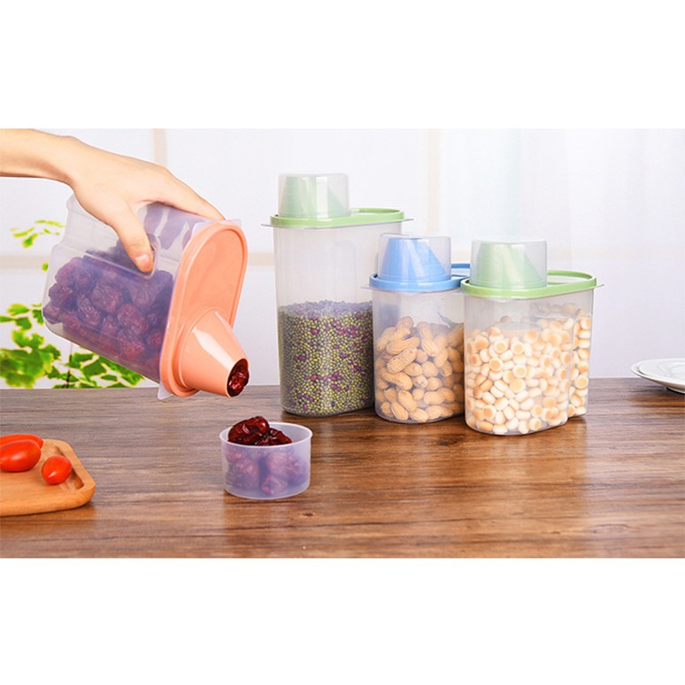 Bình Đựng Ngũ Cốc Và Các Loại Hạt Size Lớn Kích Thước 21x17x10 (cm) Autofun