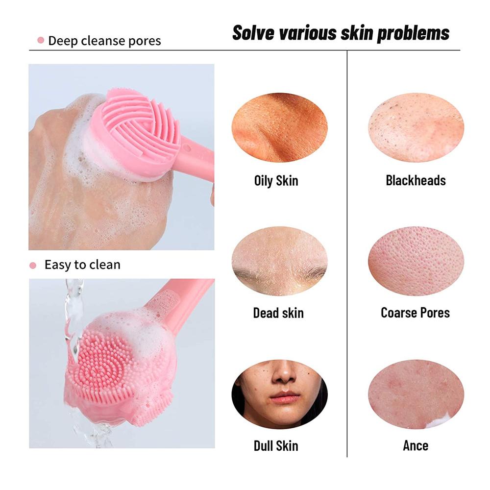 NIUYOU Dụng Cụ Silicone Rửa Mặt Chăm Sóc Da