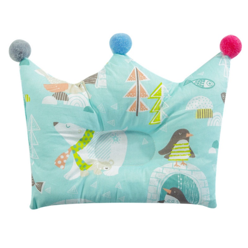 Gối Ngủ Chống Bẹp Đầu Họa Tiết Hoạt Hình Dễ Thương Cho Bé