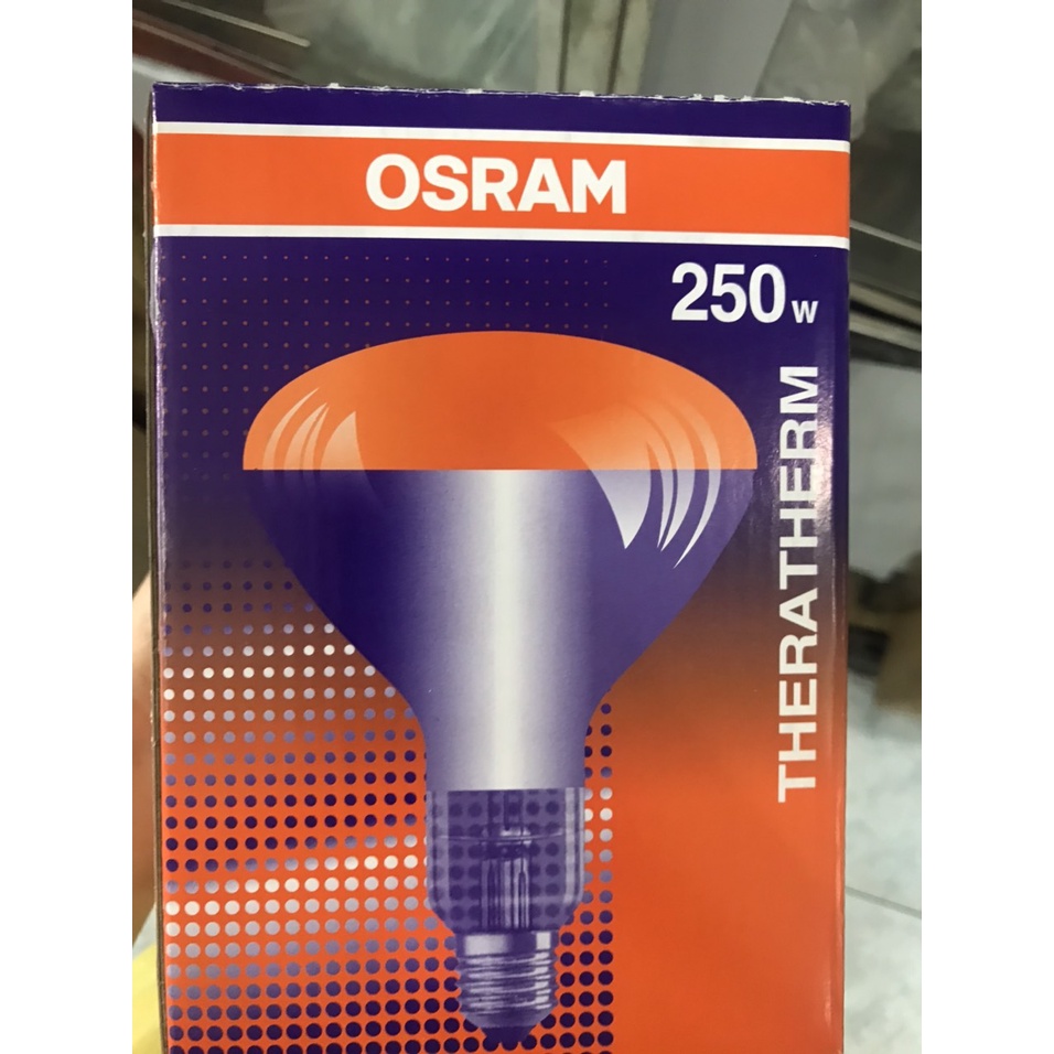 Bóng đèn hồng ngoại 250W | Giảm đau, Tuần hoàn máu, kích thích sinh trưởng, Tiết kiệm