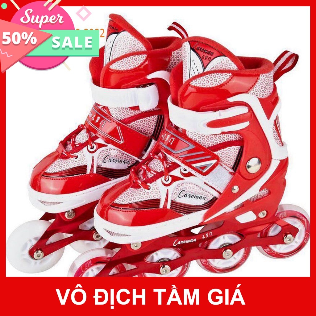 Giày patin Caraman K600, giày patin trẻ em chính hãng