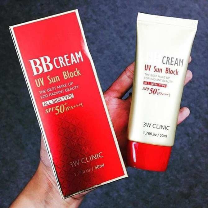 Kem nền trang điểm chống nắng - 3W CLINIC UV Sun Block BB Cream | BigBuy360 - bigbuy360.vn