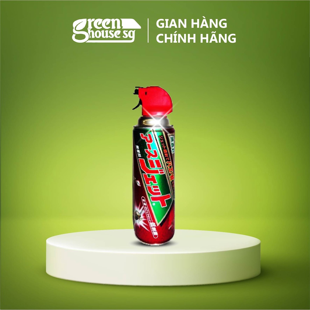 Chai xịt diệt gián, kiến,bọ chét,...côn trùng không mùi Asu # EARTH_JET 450ml - Nhật Bản (không mùi không gây dị ứng)