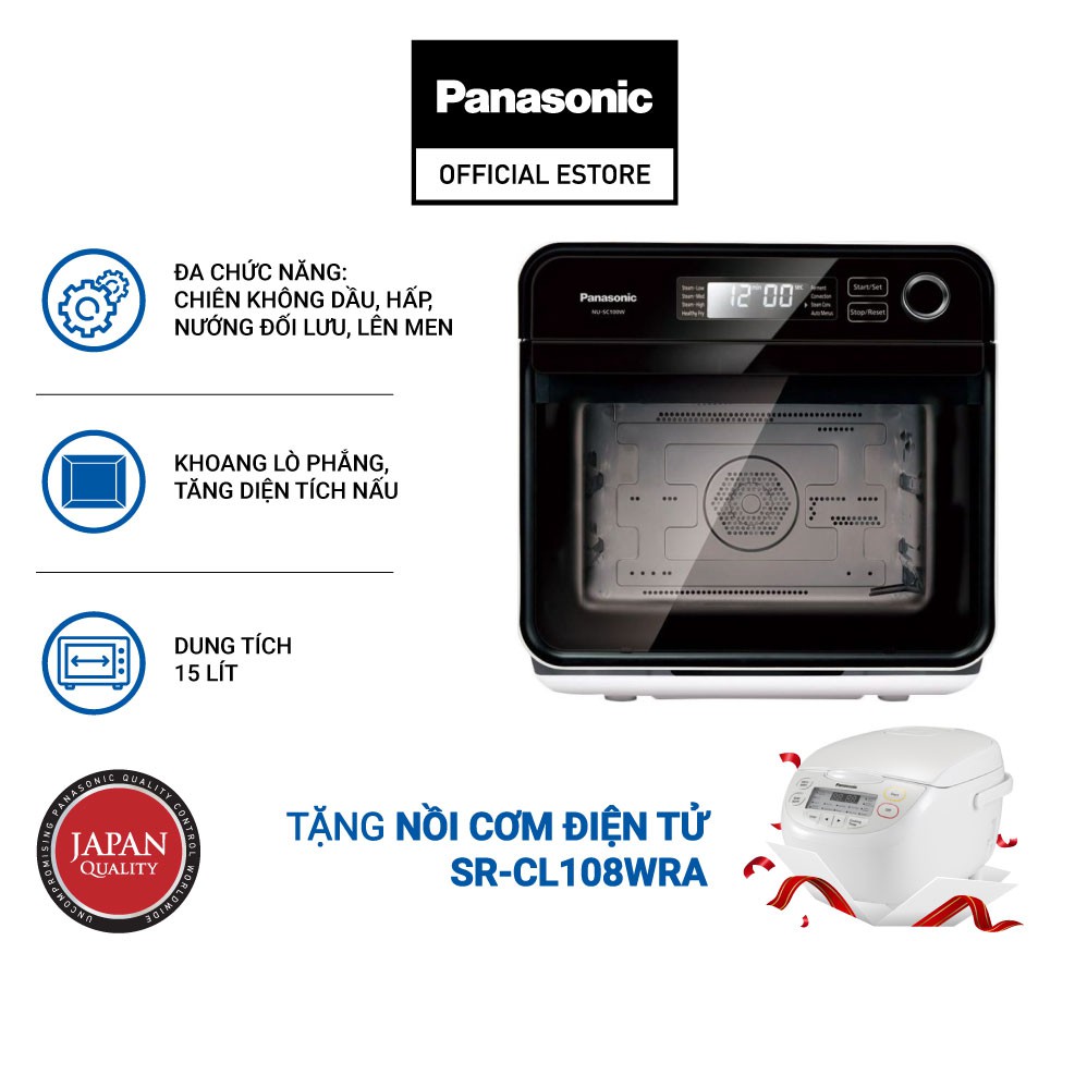 Lò hấp nướng Panasonic NU-SC100WYUE