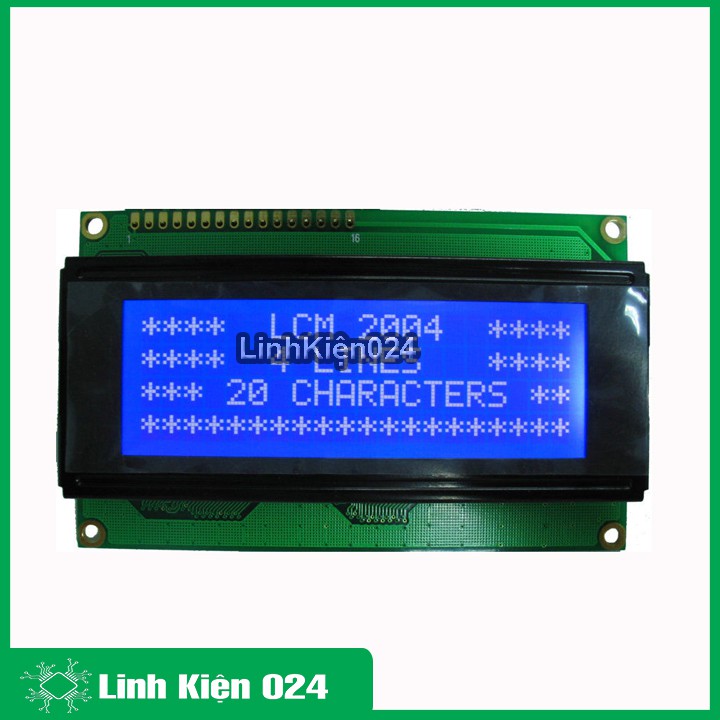 Màn Hình LCD 2004+Module I2C Xanh Dương