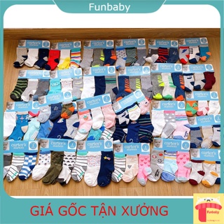 Tất chống trượt cho bé gái và bé trai 0-4 tuổi Set 3 đôi. Tất chân cho bé hãng carters