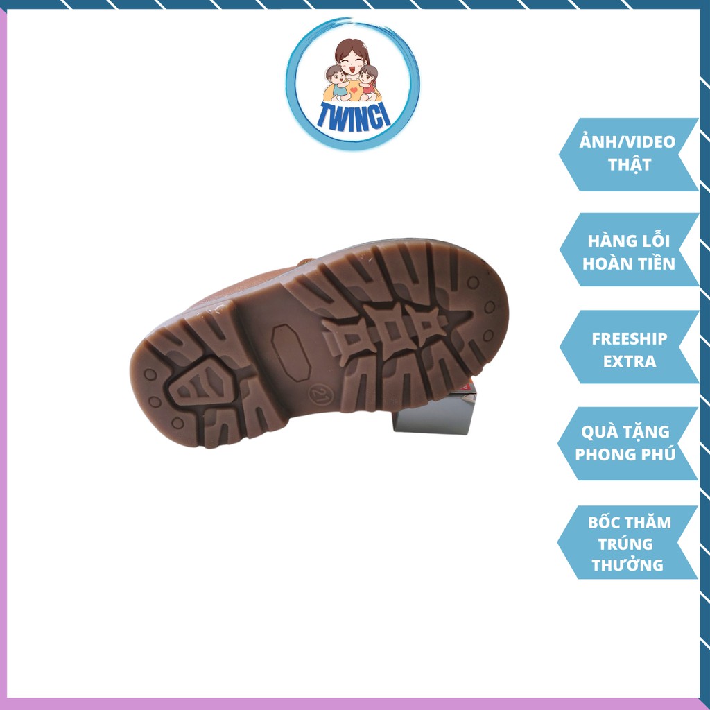 Giày boot /bốt trẻ em phong cách Hàn cổ cao bé trai bé gái NN006