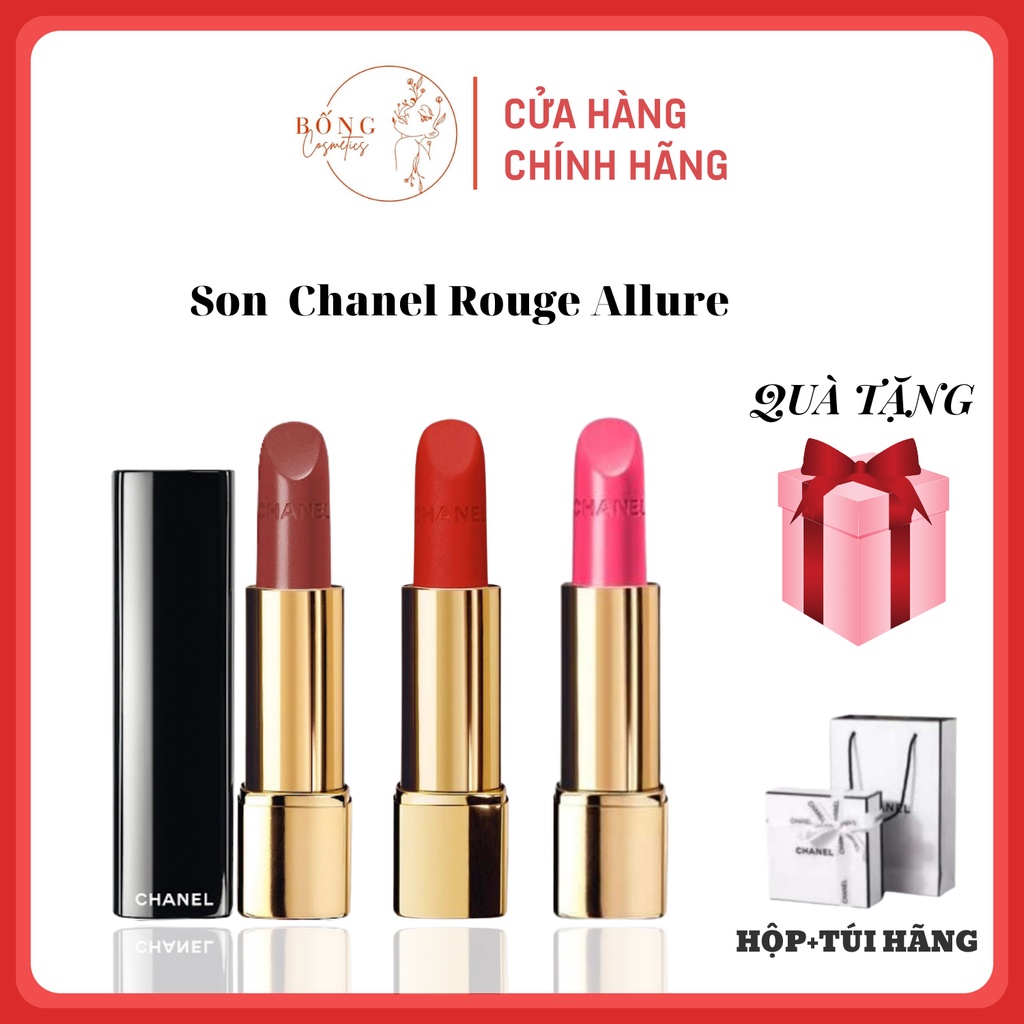 [Mẫu 2021] Son chanel Rouge Allure Velvet Extreme 3 dòng siêu hot, cực lì mềm môi, Bống cosmestics