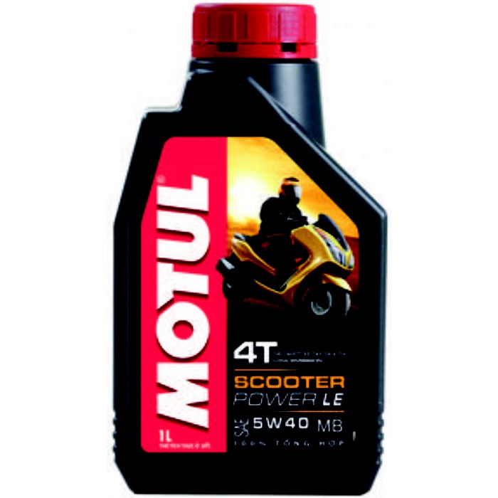 Dầu nhớt xe ga 1 lít MOTUL SCOOTER POWER LE 5W40 ( Tổng Hợp 100%) SL MB