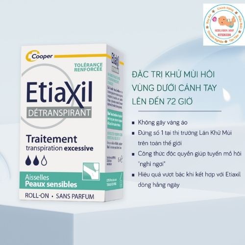 Lăn Khử Mùi Nách Etiaxil 15ml Pháp