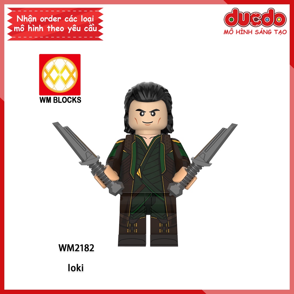 Minifigures các nhân vật trong seri Loki - Đồ chơi Lắp ghép Xếp hình Mini Mô hình Iron Man WM WM6118