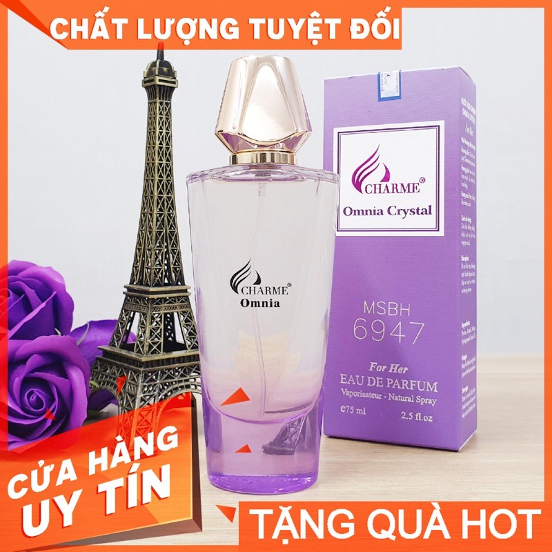 [Chính Hãng] Nước Hoa Nữ Cha.m Om.nia Cry.stal 75ml Thơm Lâu 12 Giờ | Thế Giới Skin Care