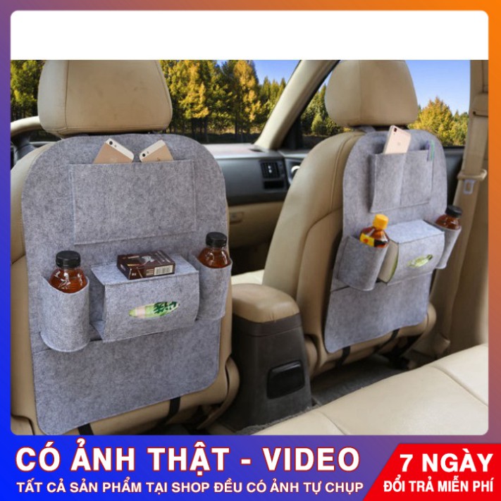 Tấm để đồ nỉ bông đa năng sau ghế xe ô tô xe hơi tiện dụng