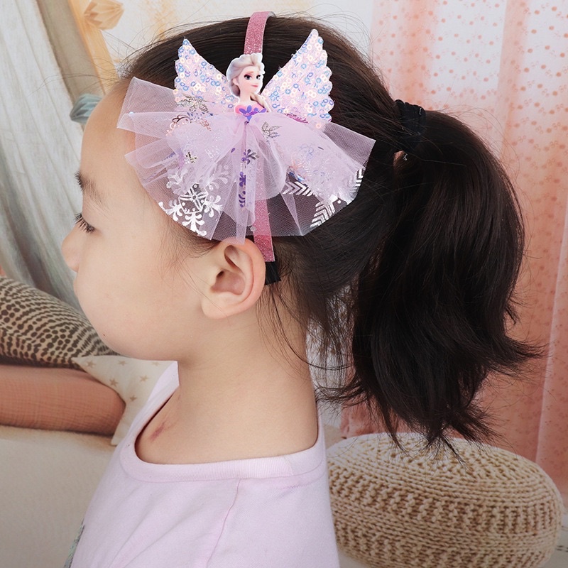 Xước tóc, bờm tóc  hình Công Chúa Elsa dễ thương cho bé gái
