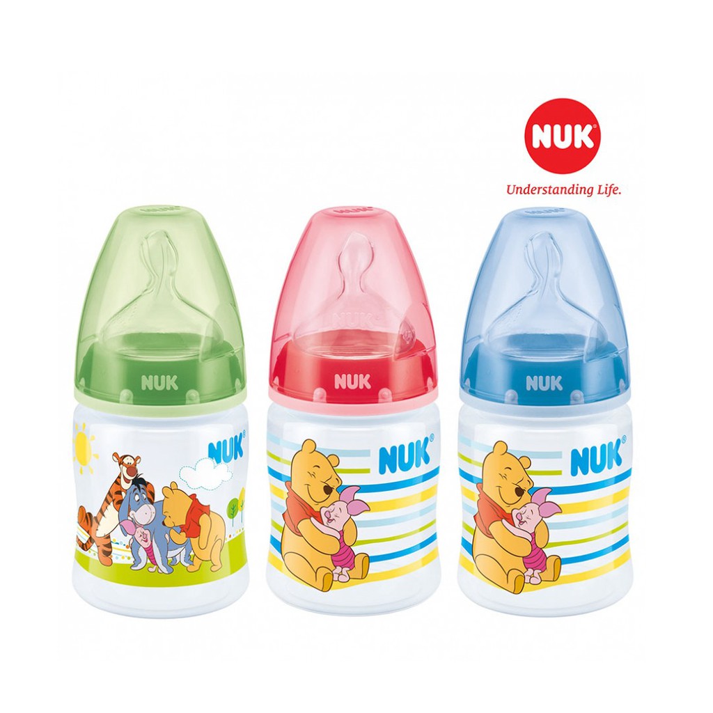 BÌNH SỮA NUK PP 150ML 0-6M và 300ML 6-18m