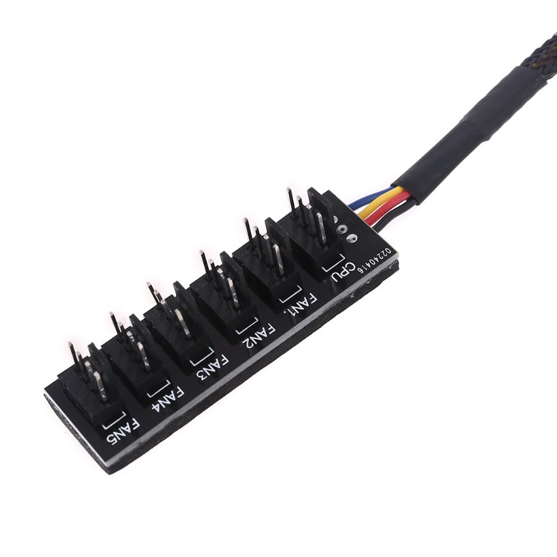 Dây Cáp Nối Dài 40cm 4-pins Quạt Cpu Hub 1 Đến 6 Cho Pc