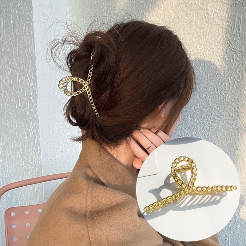 Kẹp Tóc Kim Loại Phong Cách Hàn Quốc Thanh Lịch Dành Cho Nữ dreamdiary