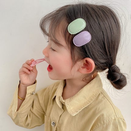 Kẹp tóc mái màu sắc ngọt ngào xinh xắn cho bé gái