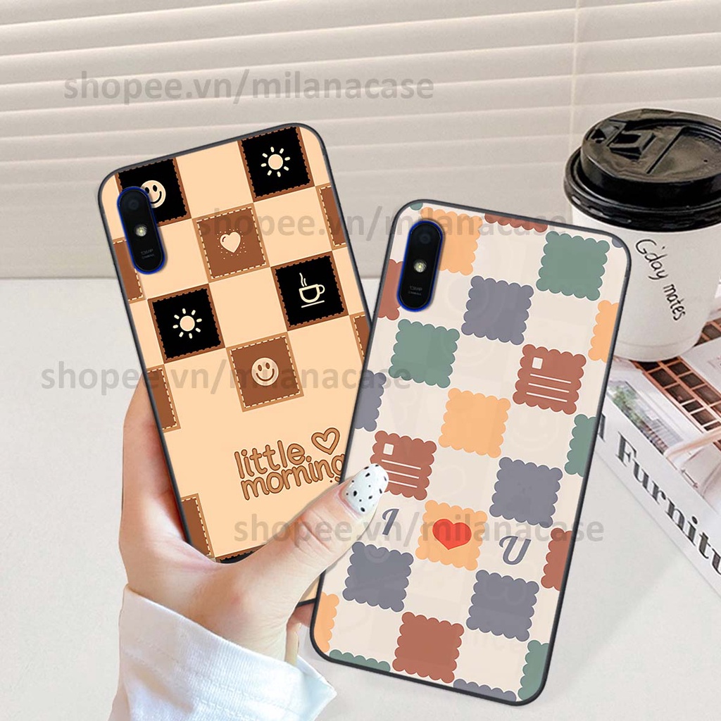 Ốp Xiaomi Redmi 7A / 8A / 9A caro họa tiết nhiều màu sắc siêu đẹp thời trang cá tính