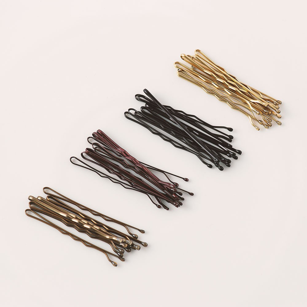 (Hàng Mới Về) Set 24 Kẹp Tóc Xoăn Gợn Sóng Thời Trang Cho Nữ