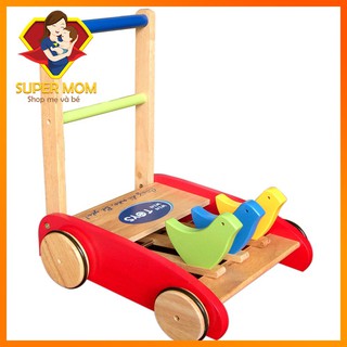 [XẢ SHOCK] Xe Tập Đi bằng gỗ hình con gà đáng yêu cho bé