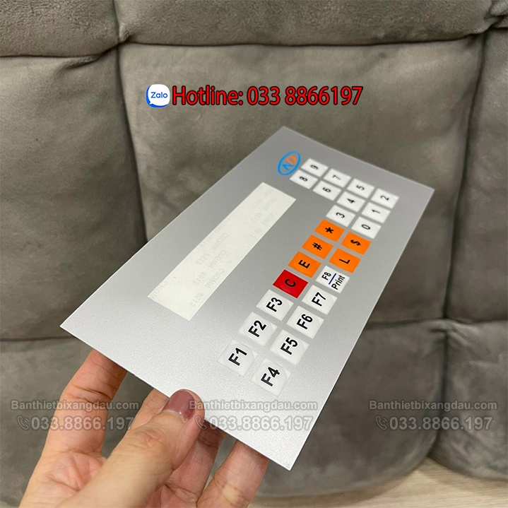 Decal mặt bàn phím xăng dầu ND Nam Dương