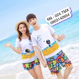 Set đồ đôi nam nữ đi biển