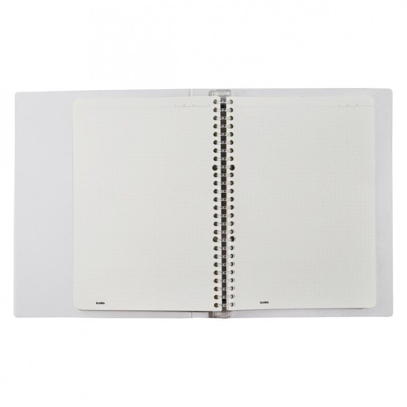 Sổ Dot Grid file nhựa kẹp còng B5 - 40 tờ ; MS: 545